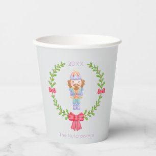 Nutcracker Christmas Paper Cups