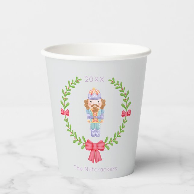 Nutcracker Christmas  Paper Cups (Front)