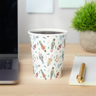 Nutcracker Christmas Paper Cups