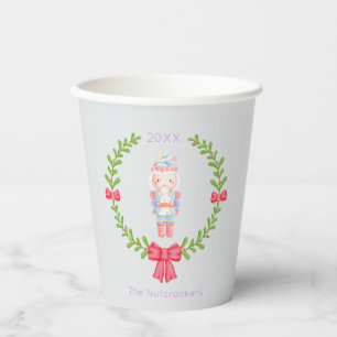 Nutcracker Christmas Paper Cups