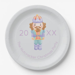 Nutcracker Christmas Paper Plate