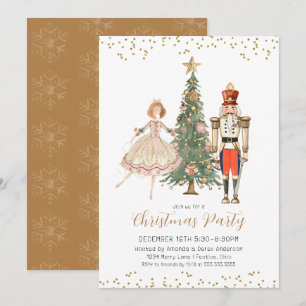Nutcracker Christmas Party Invitation