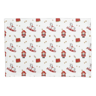 Nutcracker Christmas pattern Pillowcase
