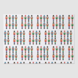 Nutcracker Christmas Pattern Tissue Paper