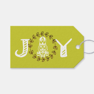 Nutcracker Christmas Personalized Green Gift Tags