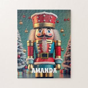 Nutcracker Christmas Personalized Kids Jigsaw Puzzle
