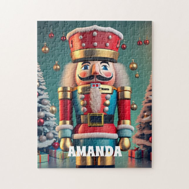 Nutcracker Christmas Personalized Kids Jigsaw Puzzle (Vertical)