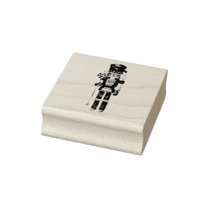 Nutcracker Christmas Rubber Stamp