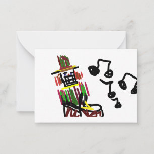 Nutcracker Christmas sing  Card