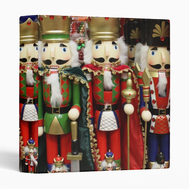 Nutcracker Christmas Soldiers Binder (Front/Spine)