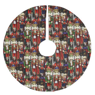 Nutcracker Christmas Soldiers Brushed Polyester Tree Skirt