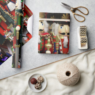 Nutcracker Christmas Soldiers Wrapping Paper