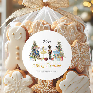 Nutcracker Christmas Sticker