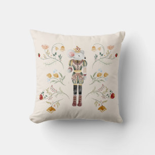 Nutcracker Christmas Throw Pillow