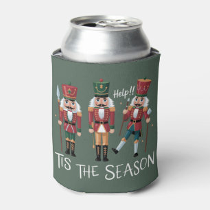 Nutcracker Christmas Tis the Season Group Xmas Can Cooler