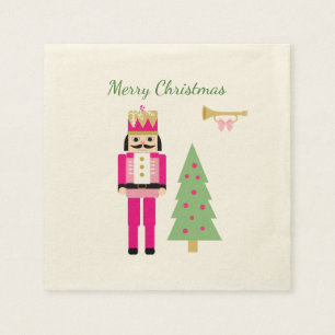 Nutcracker, Christmas tree Napkin