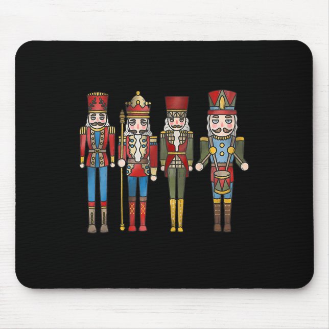 Nutcracker Christmas Xmas Family Matching Pyjamas  Mouse Pad (Front)