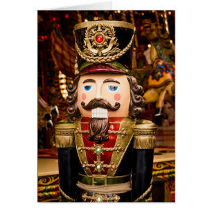 Nutcracker Closeup Christmas Card 