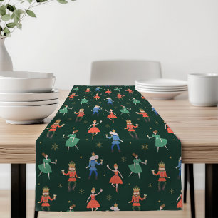 Nutcracker Cocktail Party Christmas Short Table Runner