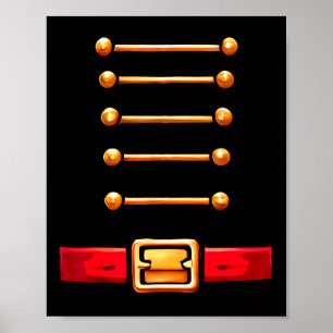 Nutcracker Costume Matching Toy Solider Women Kids Poster