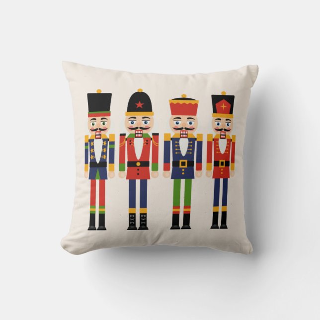 Nutcracker Coussin de Noël (Recto)