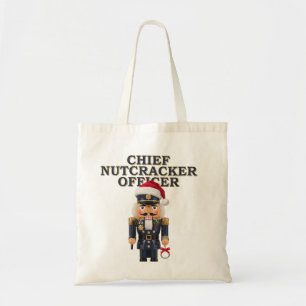 Nutcracker Curling Player Holiday Winter Sports Tote Bag