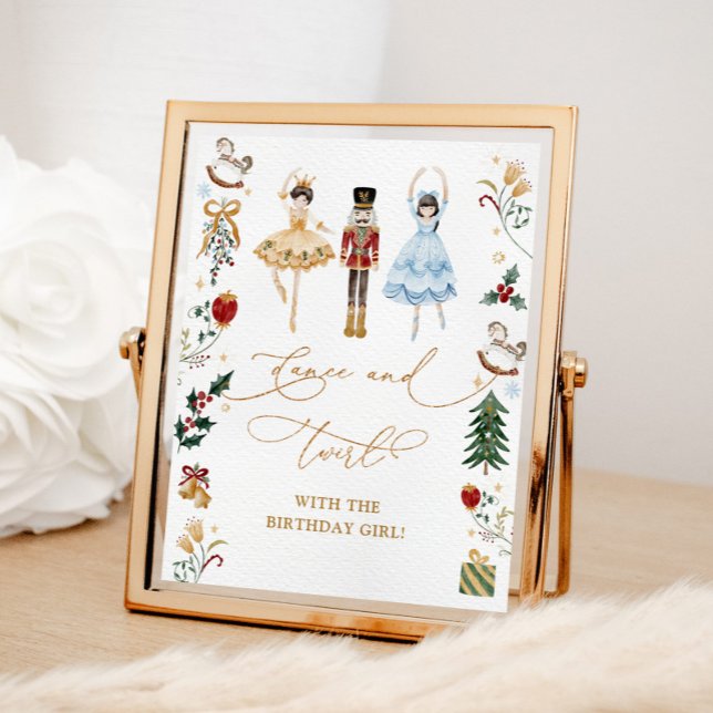 Nutcracker dance and twirl with the birthday girl poster (Creator Uploaded)