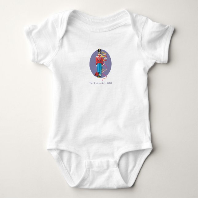 Nutcracker Dance Ballet Performance Congratulation Baby Bodysuit (Front)