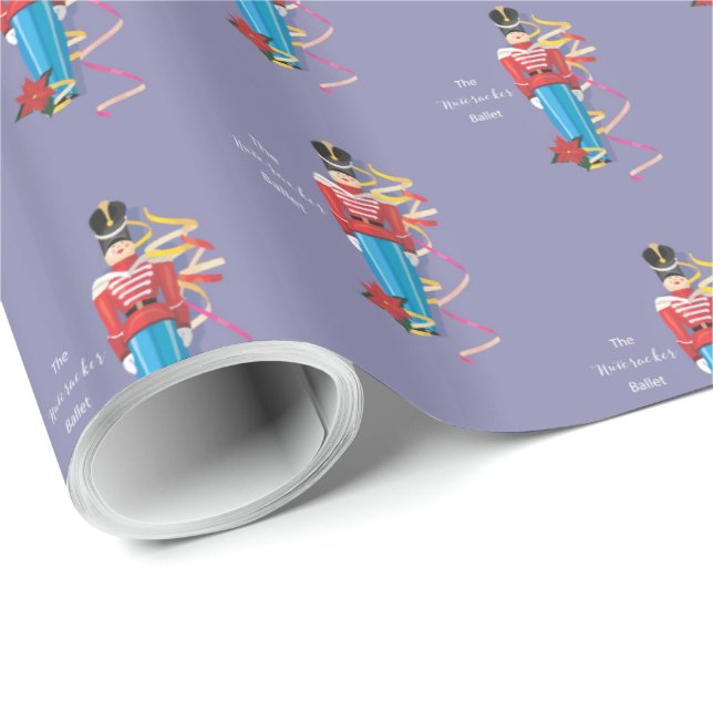 Nutcracker Dance Ballet Performance Congratulation Wrapping Paper (Roll Corner)