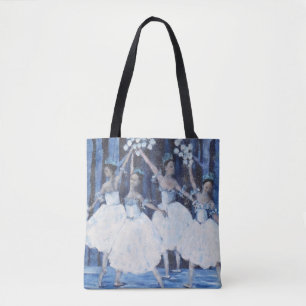 Nutcracker Dancer of the Snowflakes Tote Bag