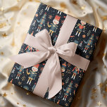 Nutcracker Elegance Festive Pattern Collection" Wrapping Paper<br><div class="desc">Step into the whimsical world of the Nutcracker with this enchanting pattern collection! Adorned with iconic Nutcracker figures and festive motifs, these designs capture the spirit of the holiday season. From graceful ballerinas to majestic toy soldiers, each element is intricately woven together, creating a tapestry of charm and elegance. Perfect...</div>