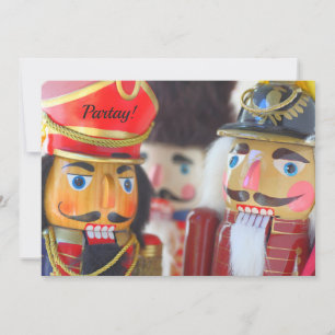 Nutcracker figures invitation