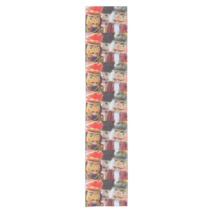 Nutcracker figures short table runner