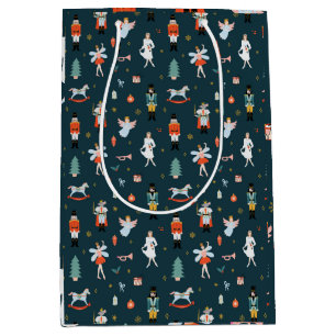 Nutcracker Folk Art Medium Gift Bag