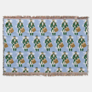 Nutcracker Frosted Blue Woven Blanket