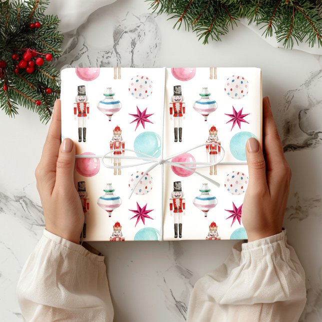 Nutcracker Fun Colourful Christmas Wrapping Paper (Creator Uploaded)