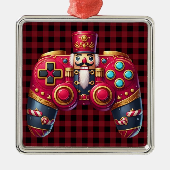 Nutcracker Game Controller Ornament (Front)