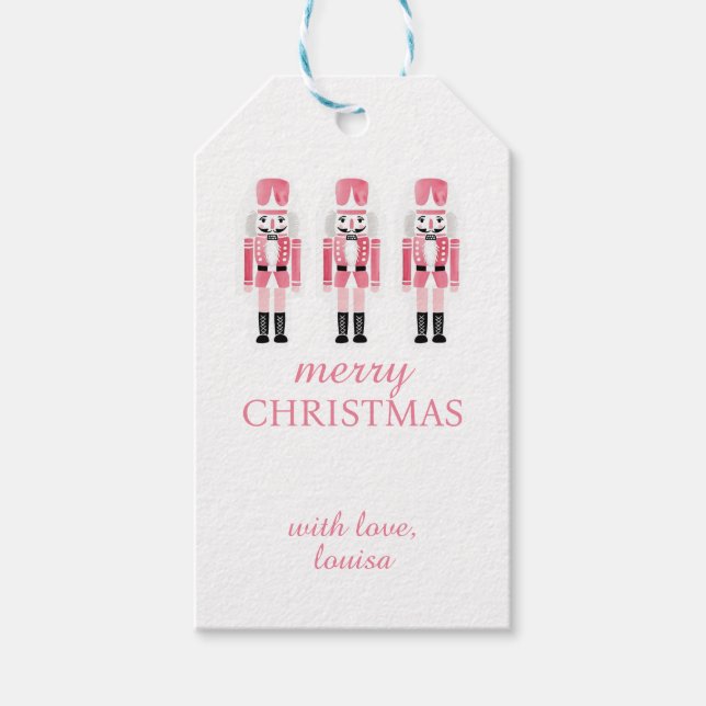Nutcracker Gift Tags (Customizable) (Front)