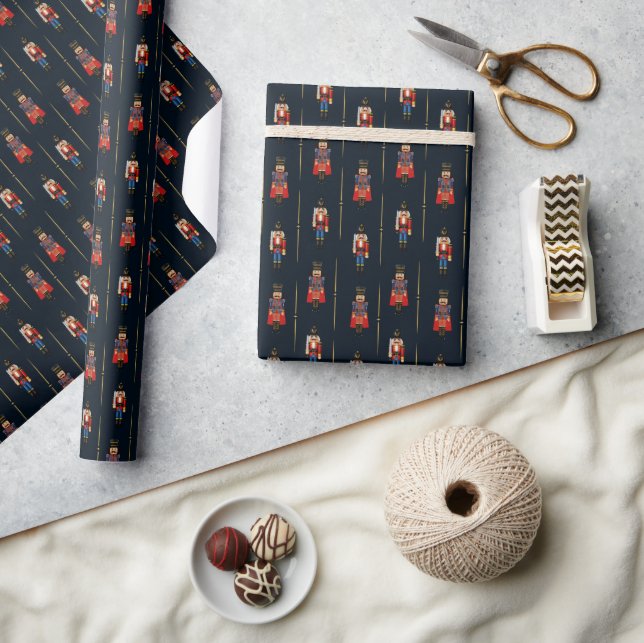 Nutcracker Gift Wrapping Paper Christmas/Holiday  (Crafts)