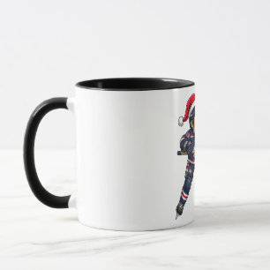 Nutcracker Hockey Athlete Winter Sports Christmas Mug