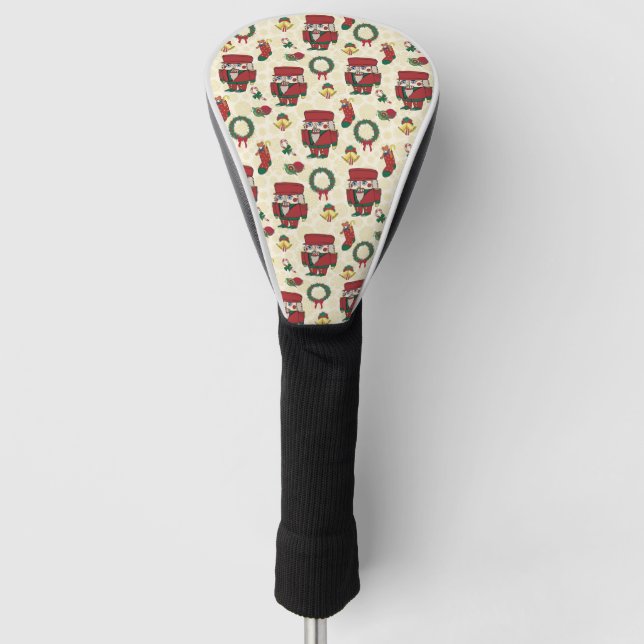 Nutcracker Holiday Christmas Golf Head Cover (Front)
