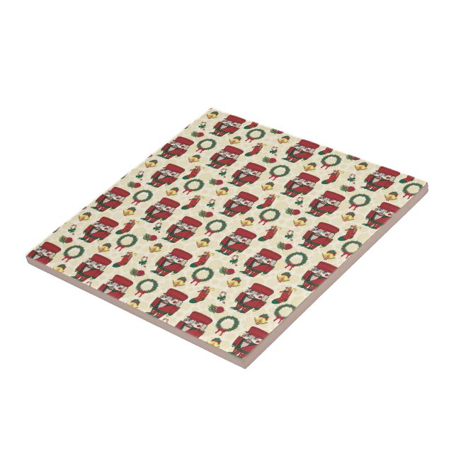Nutcracker Holiday Christmas Tile (Side)