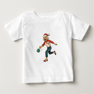 Nutcracker Holiday Game Thrower Casual Christmas   Baby T-Shirt