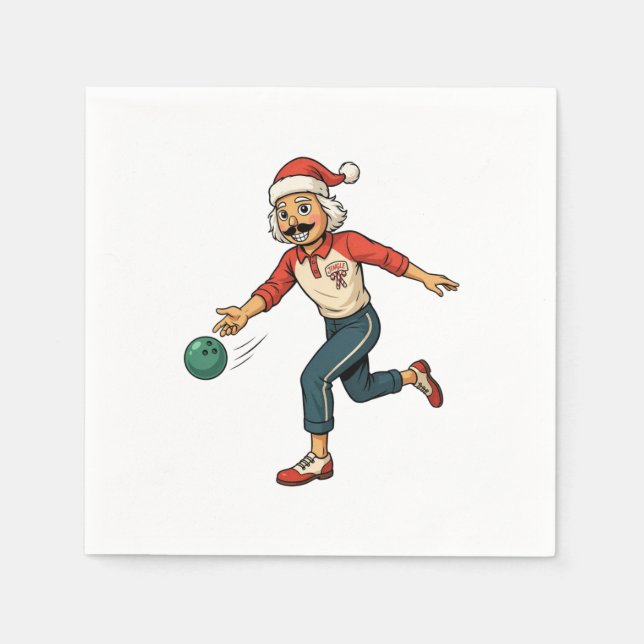 Nutcracker Holiday Game Thrower Casual Christmas   Napkin (Front)