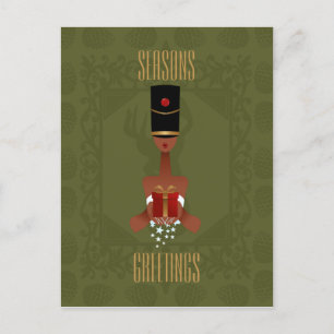 Nutcracker Holiday Gift Christmas Postcard
