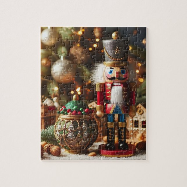 Nutcracker Holiday Ornament Puzzle  (Vertical)