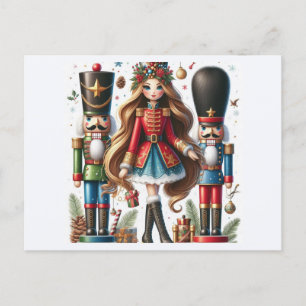 Nutcracker Holiday Postcard
