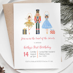 NUTCRACKER Invitation d'anniversaire
