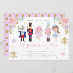 Nutcracker Invitation Sugar Plum Fairy Invitation