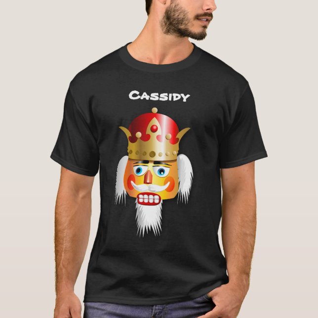 Nutcracker King Cartoon T-Shirt (Front)